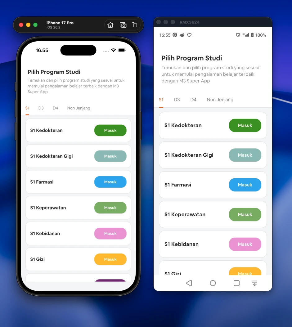 Program Study Selection (Super Users)